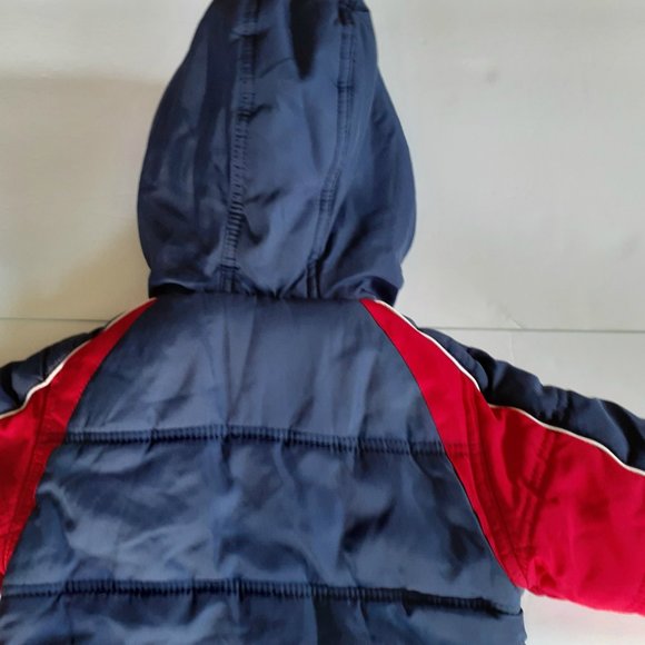 Protection System Boys Jacket Winter Hood Red Blue 24 Months Polyester - Picture 9 of 14